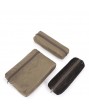 Beauty case Piquadro - Beauty case con gancio in pelle e tessuto