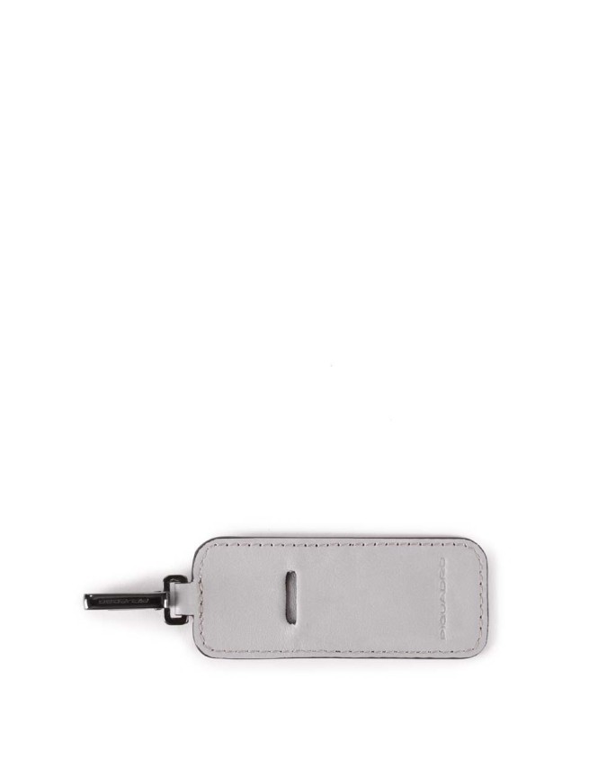 Etichette porta Indirizzo Piquadro - Address tag in pelle con