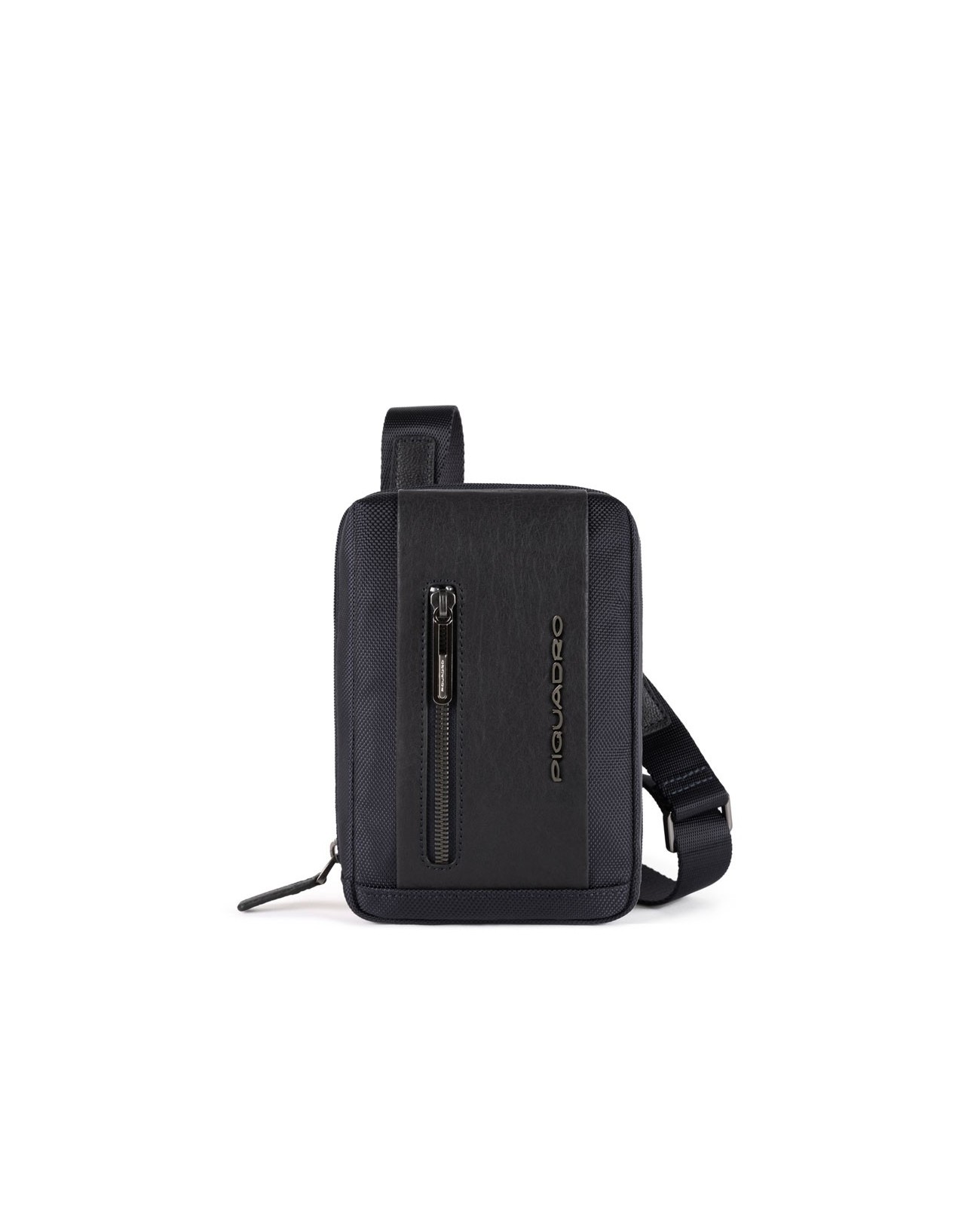 Piquadro - Borsello da cintura in pelle e nylon Brief