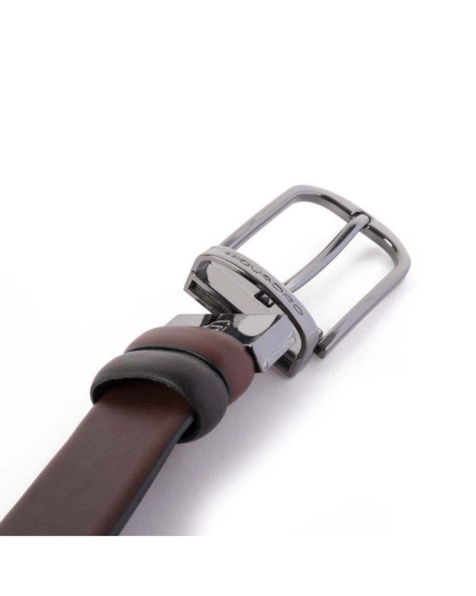 Cinture Piquadro - Cintura Reverse Uomo in pelle Black Square