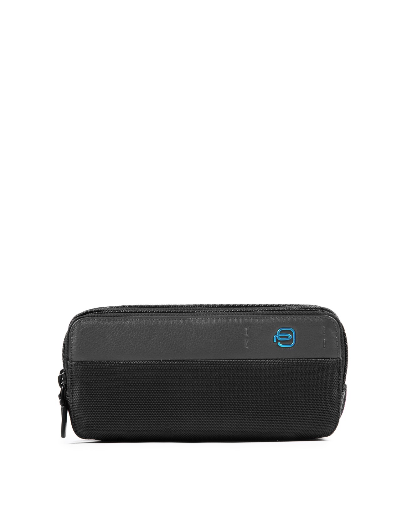 Piquadro Astuccio in pelle e tessuto a tre cerniere con manico Pulse P16 |  Studioarch.com