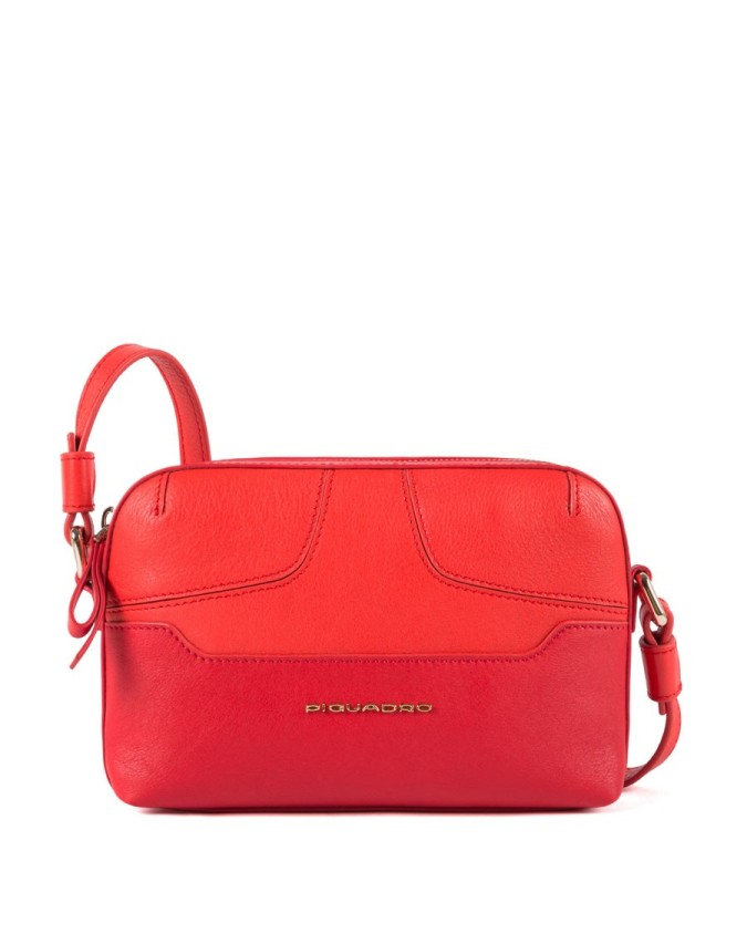 Piquadro - Borsa a tracolla piccola in pelle linea Hosaka