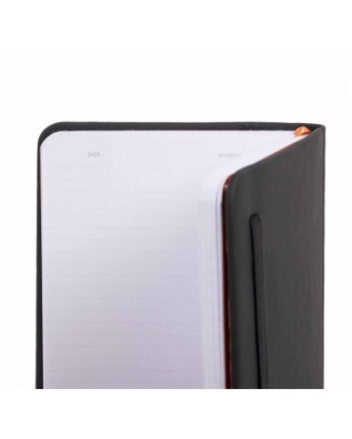 Agende e Portadocumenti Piquadro - Quaderno A6 pelle e tessuto 2