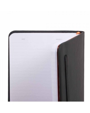 Agende e Portadocumenti Piquadro - Quaderno A5 pelle e tessuto 2
