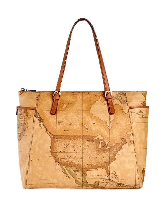 Alviero Martini Prima Classe - Large shopping bag in Geo