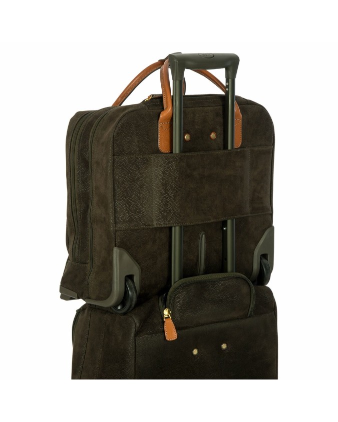  Bric's - Valigia pilota 2 ruote in pvc porta pc 14''