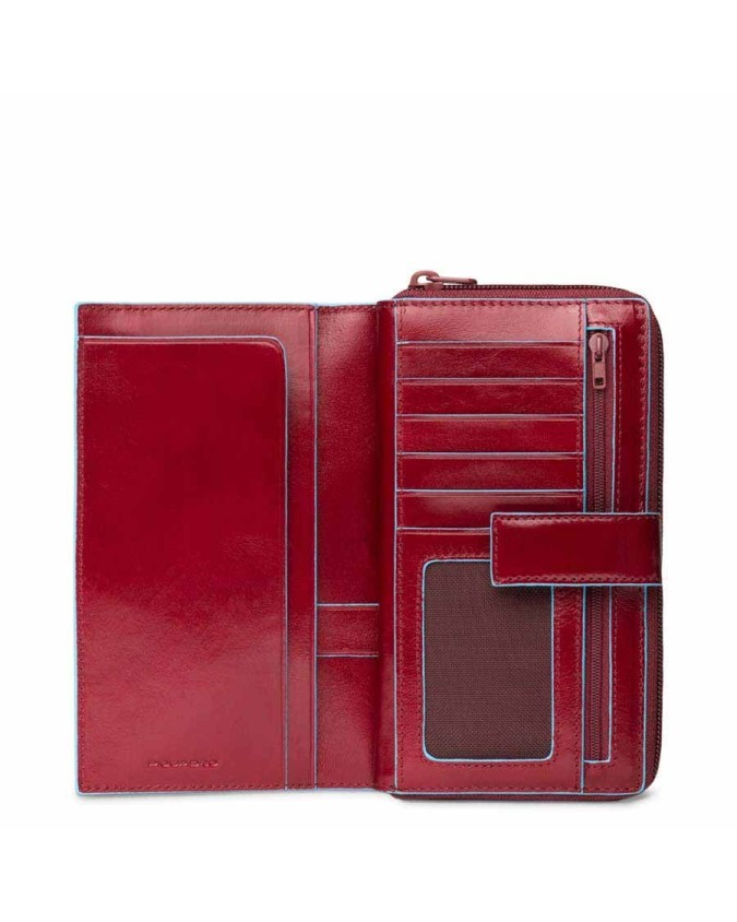 Portafoglio donna con organizzazione interna Blue Square