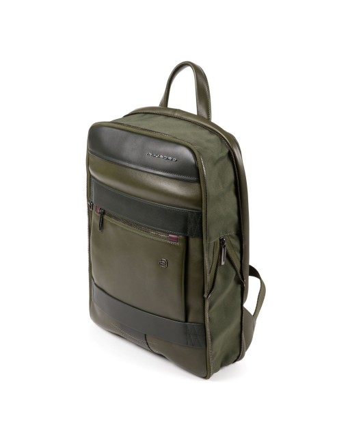 Piquadro - Zaino in pelle porta pc 14'' con sistema RFID Obidos