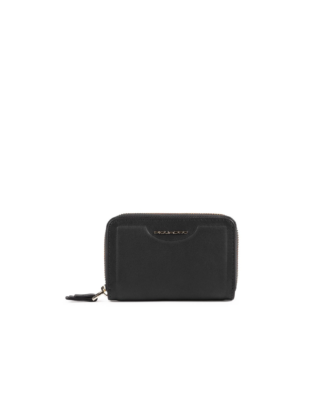 Piquadro - Astuccio portachiavi in pelle zip around Gea