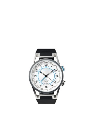 PIQUADRO - Orologio SOLO TEMPO q.zo 34 mm acc sat, cint cocco - Bianco -