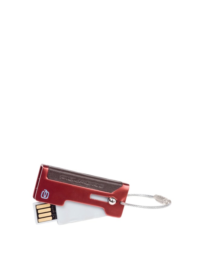 PIQUADRO - Portach. + chiavetta USB 4GB alluminio e - Mirtillo -  PC2756VI/VI su