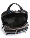 Zaini Porta PC Piquadro - Zaino porta pc 14'' in pelle Blue