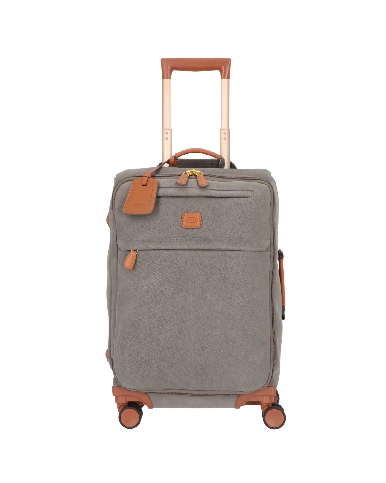 Bric's - Trolley 55cm 4 Ruote in tessuto Scamosciato Collezione Life