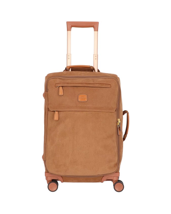 Bric's - 55-cm-Trolley mit 4 Rollen aus Wildlederimitat
