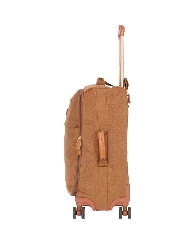  Bric's - Trolley 55cm 4 Ruote in tessuto Scamosciato