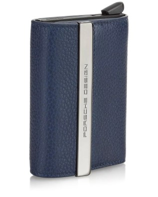 Porsche Design - Kreditkartenetui aus Leder und Metall Secrid X