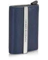 Porsche Design - Kreditkartenetui aus Leder und Metall Secrid X