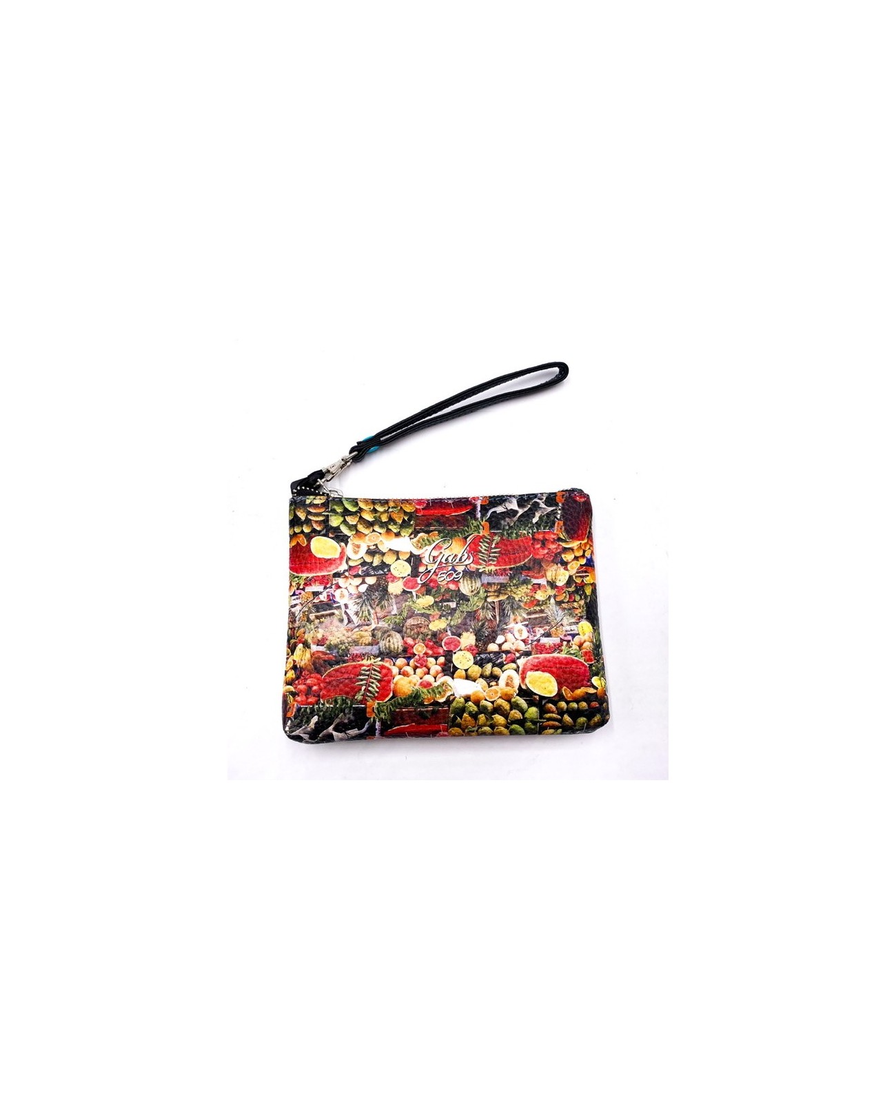 Gabs - Pochette Amina M in Tessuto Stampato e pelle