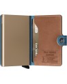 Portafogli Uomo Secrid - Miniwallet in pelle e alluminio Indigo