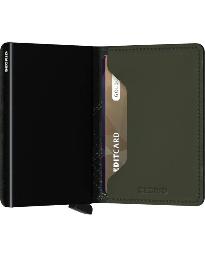 Portafogli Uomo Secrid - Slimwallet in pelle e alluminio