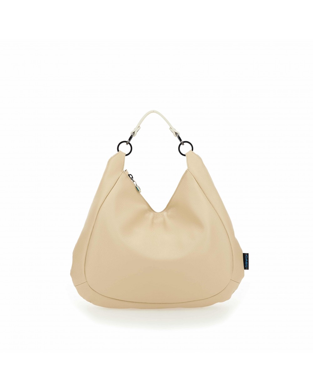 Gabs - Borsa a spalla in pelle Irma Tg L Ruga Black