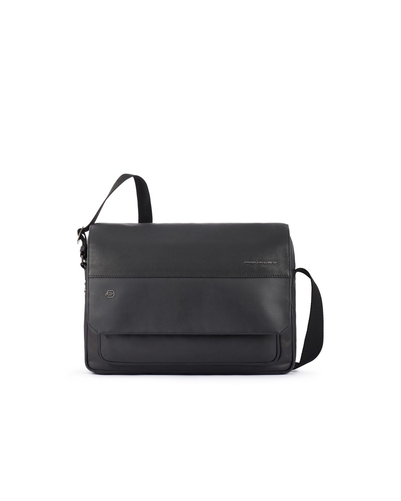 Piquadro - Borsa messenger in pelle porta pc 14'' e IPad 12,9'' con sistema  RFID