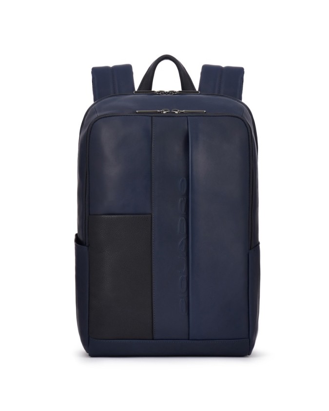Piquadro - Zaino in vera pelle porta pc 14''con sistema RFID