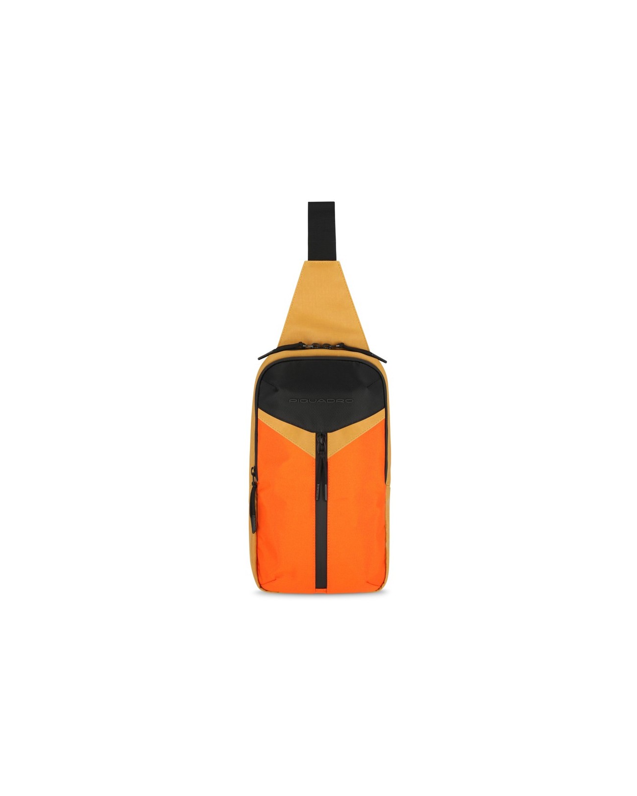 Piquadro - Zaino monospalla porta IPad Mini in tessuto riciclato