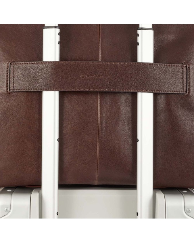 Piquadro - Harper Leather Briefcase for a 15.6-inch Laptop and