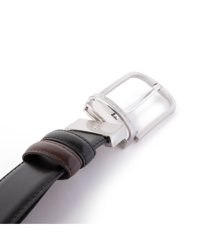 Piquadro - Cintura Uomo in pelle con fibbia ad ardiglione altezza 35m