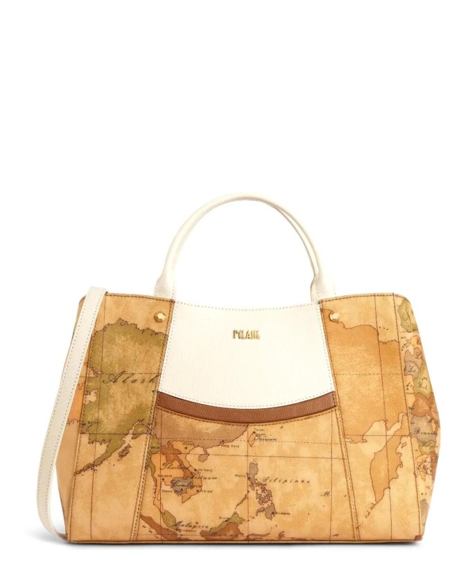 Alviero Martini Prima Classe - Borsa a mano con tracolla in tessuto Geo  Florence