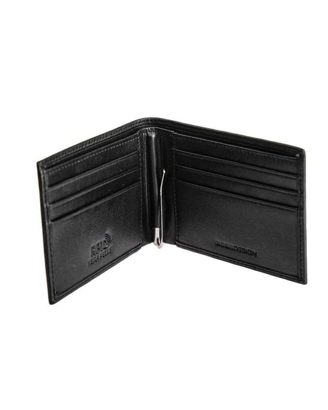 Momo Design - Portafoglio uomo con ferma soldi in pelle