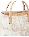 Alviero Martini Prima Classe -  Borsa piccola a mano con tracolla Geo White