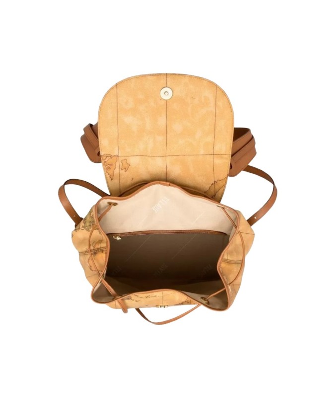 Alviero Martini Prima Classe -  Zaino con angoli in pelle Geo Classic