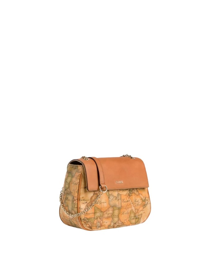 Alviero Martini Prima Classe - Borsa mini con battente in pelle Geo Classic