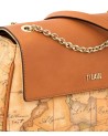 Alviero Martini Prima Classe - Borsa mini con battente in pelle Geo Classic