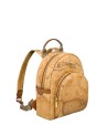 Alviero Martini Prima Classe - Zaino piccolo doppia zip in tessuto Geo Classic