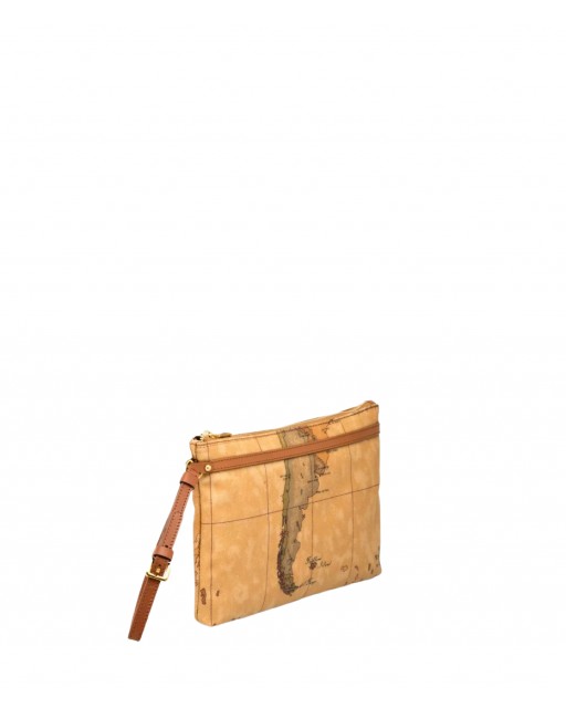 Alviero Martini Prima Classe -  Clutch grande con occhiello Geo Classic