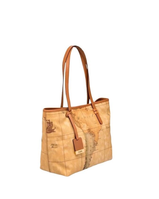 Alviero Martini Prima Classe -  Borsa shopping media con doppio manico Geo Classic