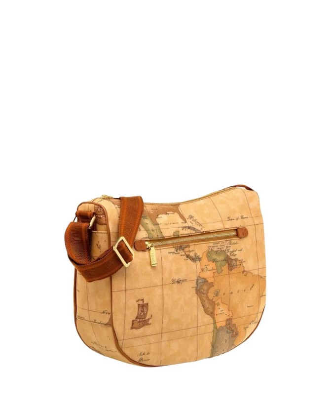 Alviero Martini Prima Classe - Borsa media a mezzaluna Geo Classic