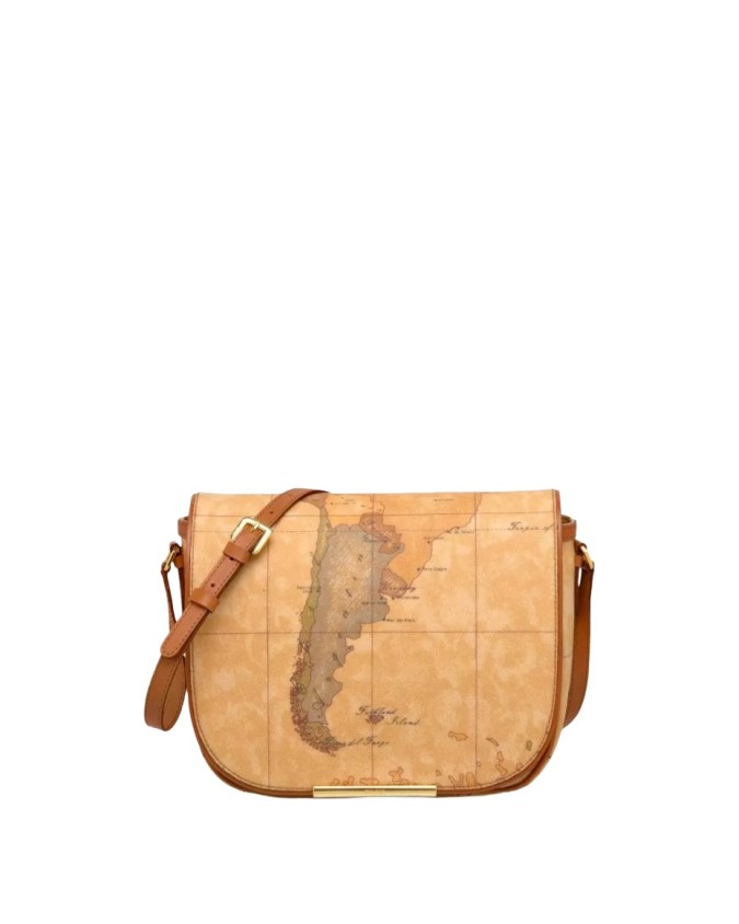Alviero Martini Prima Classe - Borsa piccola a tracolla in tessuto Geo Classic