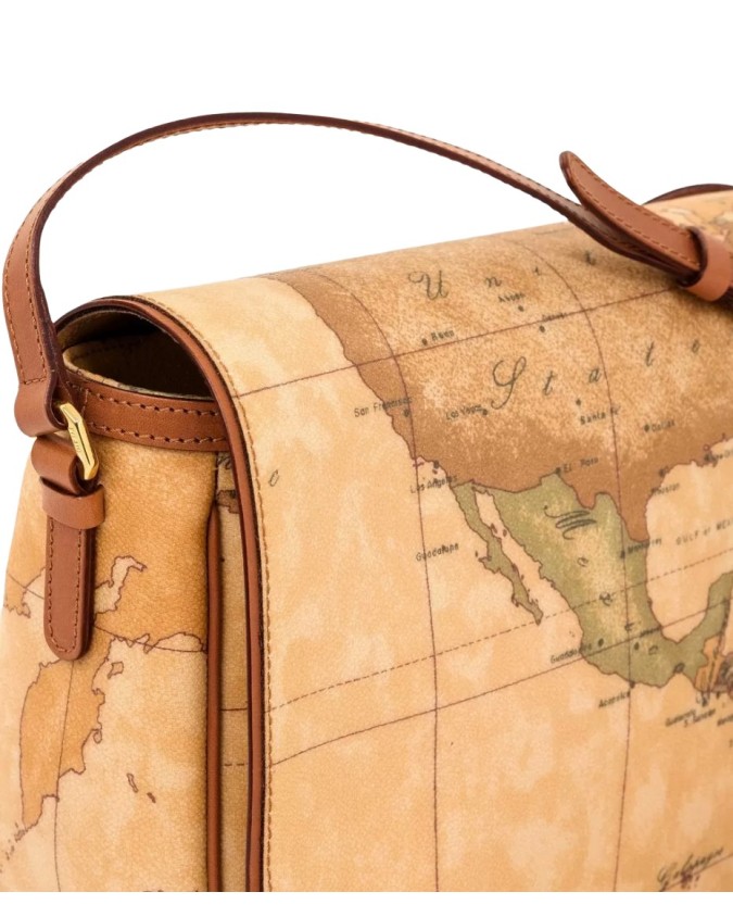 Alviero Martini Prima Classe - Borsa piccola a tracolla in tessuto Geo Classic