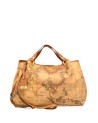 Alviero Martini Prima Classe - Borsa grande a mano in tessuto Geo Classic