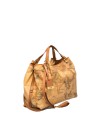 Alviero Martini Prima Classe - Borsa grande a mano in tessuto Geo Classic