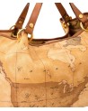 Alviero Martini Prima Classe - Borsa grande a mano in tessuto Geo Classic