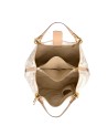 Alviero Martini Prima Classe -  Borsa grande a mano in tessuto Geo White