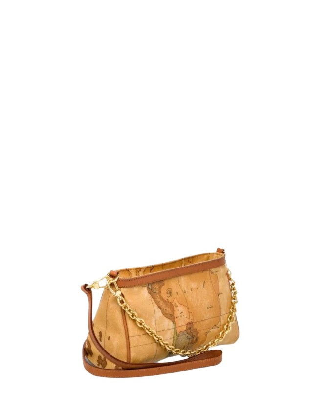 Alviero Martini Prima Classe - Borsa mini a tracolla in tessuto Geo Classic