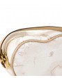 Alviero Martini Prima Classe - Mini borsa tracolla a cuore Geo Classic White