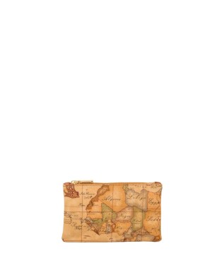 Alviero Martini Prima Classe - Pochette media rettangolare in tessuto Geo Classic