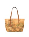 Alviero Martini Prima Classe  - Borsa Shopping dimensione Media in Tessuto Geo Classic